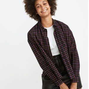 XL Like New Madewell Flannel Westlake Shirt in Stoppard Plaid: XL
